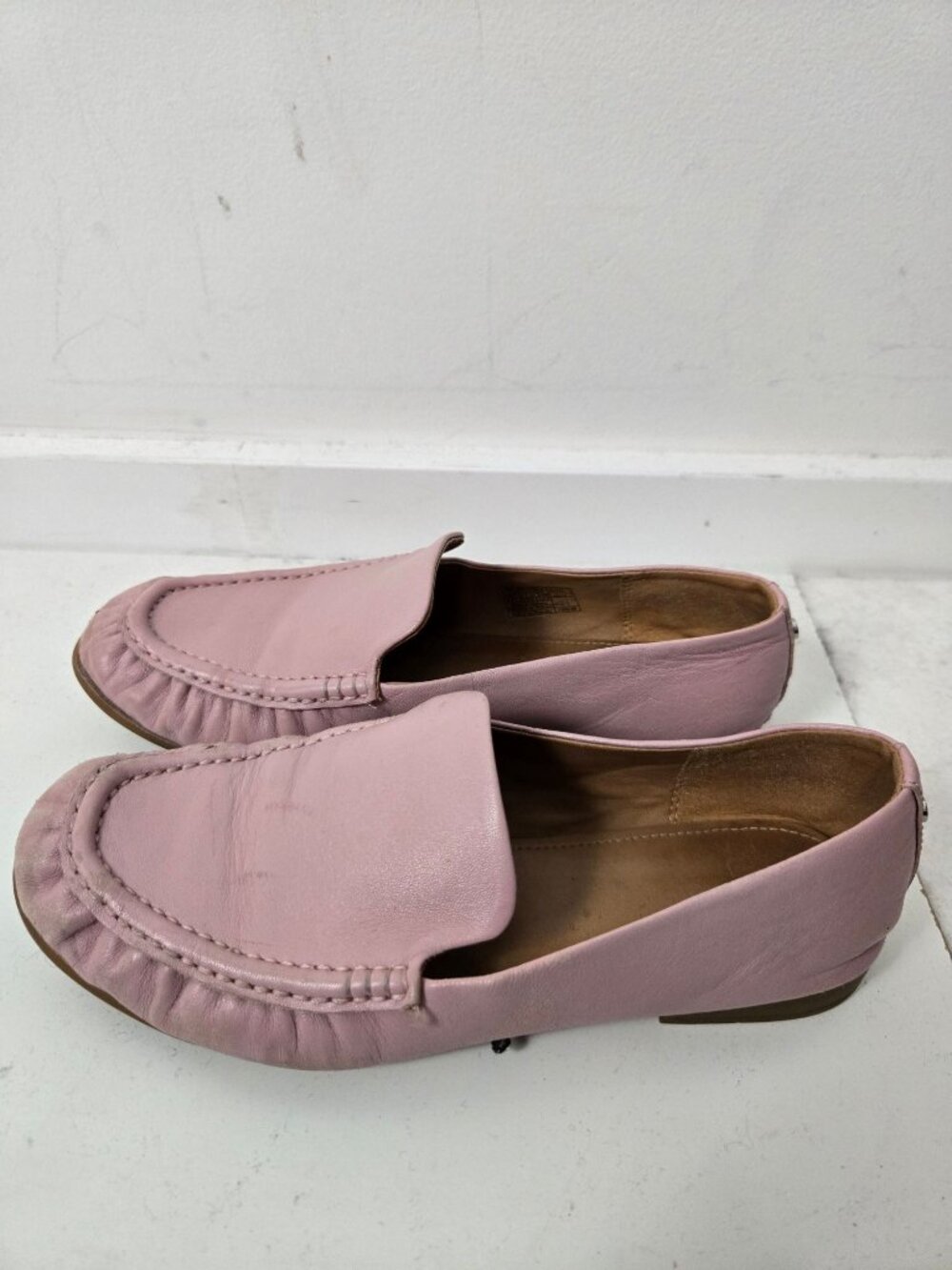UGG Women's Size 6.5 Vivian Leather Pink Loafers Flats Career Office